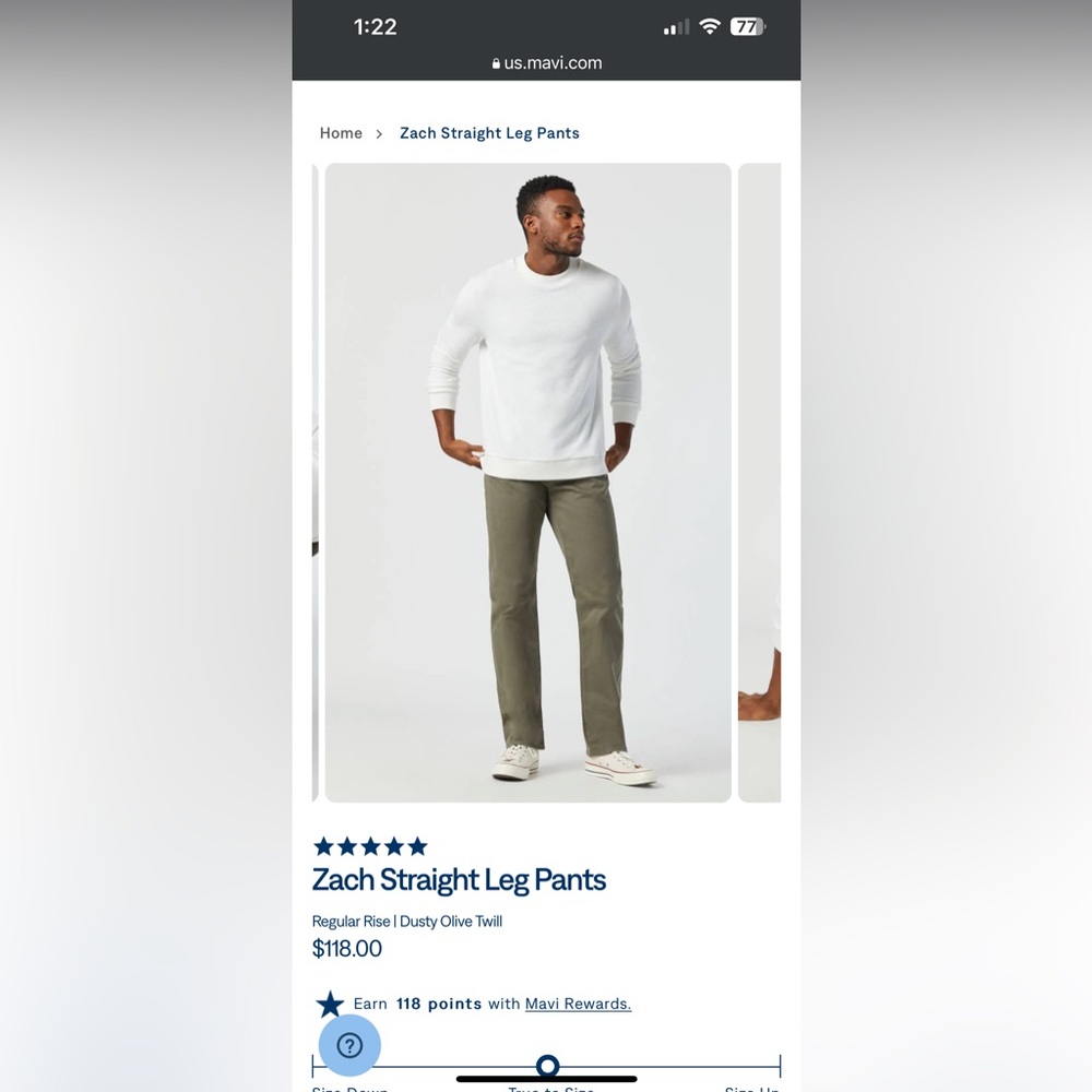 Mavi Straight Leg Pants